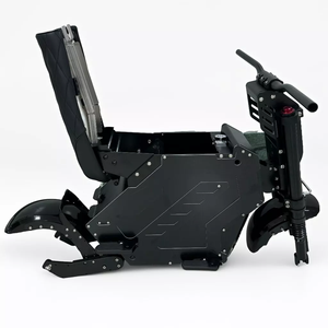 Vente en gros de cadre de scooter électrique assis 60V 72V de 158 mm de largeur, taille ouverte, structure principale de 13 pouces 14 pouces avec guidon - Product Image 1