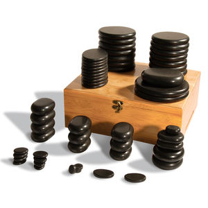 36-teiliges MT <span class=keywords><strong>Hot</strong></span> Basalt <span class=keywords><strong>Massage</strong></span>-Stein-Set für Gesichtsmassage, Energiemassage und <span class=keywords><strong>Hot</strong></span> Stone <span class=keywords><strong>Massage</strong></span> - Product Image 5