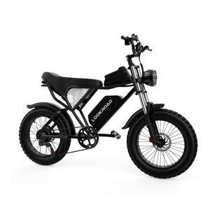 Vélo électrique tout-terrain Q30 20 pouces avec pneus larges, 48V 20Ah, double suspension, freins à disque hydrauliques, Shimano 7 vitesses, vélo électrique tout-terrain - Product Image 2