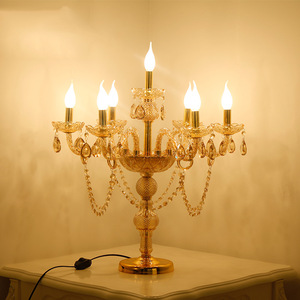 Vente directe d'usine, lampe de table de style européen, dorée, diamètre 60 cm, pour <span class=keywords><strong>salon</strong></span>, chambre à coucher, salle à manger, couloir, <span class=keywords><strong>LED</strong></span> - Product Image 1