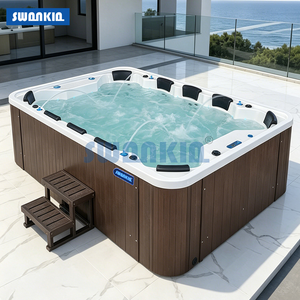 <span class=keywords><strong>Prix</strong></span> d'usine Nouveau <span class=keywords><strong>Spa</strong></span> de massage électrique autoportant <span class=keywords><strong>Intex</strong></span> ABS Base LED en acrylique pour 10 personnes, bain à remous extérieur, fabriqué aux États-Unis - Product Image 2