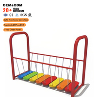Equipo de Juegos Infantiles de Alta Calidad para Exteriores, Estructura de Escalada, Circuito de Obstáculos, LLDPE y Acero, para Escuelas, Parques y Guarderías, OEM