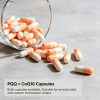 Capsules de PQQ CoQ10 en vrac, complément alimentaire, formule personnalisée, marque privée, usage adulte