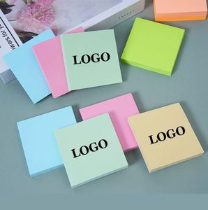 Custom Logo Different Sizes Recyclable Student Sticky Note <b>Pads</b> Colored Self-Adhesive Portable Writing <b>Memo</b> <b>Pads</b> for Office - Product Image 1