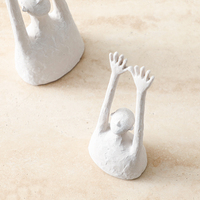 Figurine en résine de Style minimaliste nordique Statue décoration de meubles pour bureau à domicile salon table multifonctionnelle