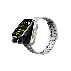 2 in 1 Smartwatch TWS Ohrhörer Herzfrequenzüberwachung Blutdrucküberwachung Sport intelligente Uhr mit Ohrhörer