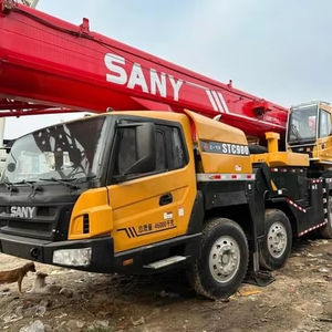 Grue sur camion Sany de 90 tonnes à faible usage, d'occasion, en excellent état et dotée d'une forte capacité de levage - Product Image 1