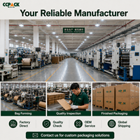 Sacs SOS en papier kraft épais 70 g/m² personnalisés avec logo, robustes, recyclables, à fond carré, pour vente à emporter et emballage de détail grand format