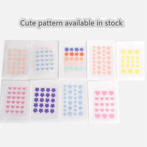 Cute Pattern Pimple Patches Acne Salicylic In Stock Hydrocolloid Face Care Sticker