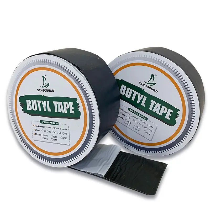 Roof Repair Sealant Tape Butyl Waterproof Butyl Sealing Aluminum Roll Butyl Rubber Tape