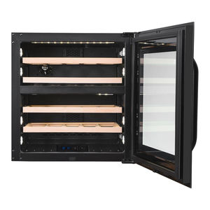 <span class=keywords><strong>Cave</strong></span> <span class=keywords><strong>à</strong></span> <span class=keywords><strong>vin</strong></span> <span class=keywords><strong>à</strong></span> porte en verre VI30D Alimentation directe d'usine <span class=keywords><strong>Cave</strong></span> <span class=keywords><strong>à</strong></span> <span class=keywords><strong>vin</strong></span> murale encastrée électrique <span class=keywords><strong>à</strong></span> double zone entièrement <span class=keywords><strong>intégrée</strong></span> Noir - Product Image 4
