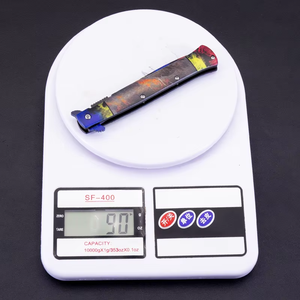 سكين جيب قابل للطي مخصص بشفرة من الفولاذ المقاوم للصدأ ومقبض من الألومنيوم، درجة DIY - Product Image 5