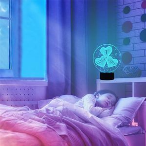 Lampe de table LED 3D Illusion Anime personnalisée en acrylique pour chambre d'enfant, décoration de Noël, vente en gros - Product Image 6