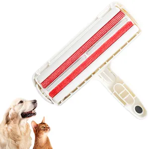 Hot Selling Custom Logo Reusable Cat and Dog Pet Grooming Brush Pet Hair Remover Roller