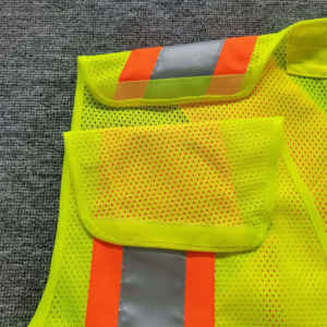 Chất lượng cao có thể tháo rời dính lưới vest với khả năng hiển thị cao vật liệu phản chiếu cho đường cứu hộ biểu tượng tùy chỉnh hỗ trợ - Product Image 6