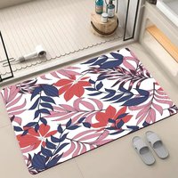 Vente en gros pas cher fabriqué à la machine tapis de boue diatomée fleur paillasson et tapis de bain pour salle de bain