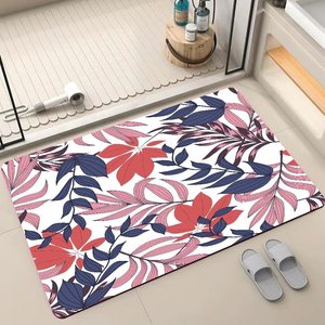 Toptan ucuz makine yapımı Diatom çamur halı çiçek paspas ve banyo paspas banyo için - Product Image 2