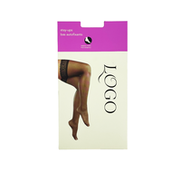 Collants en dentelle sexy boîte d'emballage personnalisée en gros bas sous-vêtements chaussettes boîte d'emballage en papier boîte d'enveloppe