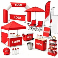 Tente à auvent AI-MICH 3x3m, arche gonflable personnalisée avec logo, article promotionnel pour événements, activités en plein air, branding, salon professionnel