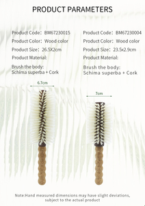BOOMHOME <span class=keywords><strong>Brosse</strong></span> à <span class=keywords><strong>cheveux</strong></span> <span class=keywords><strong>ronde</strong></span> en nylon et poils de sanglier <span class=keywords><strong>pour</strong></span> boucler les <span class=keywords><strong>cheveux</strong></span>, <span class=keywords><strong>brosse</strong></span> <span class=keywords><strong>pour</strong></span> <span class=keywords><strong>cheveux</strong></span> bouclés, <span class=keywords><strong>brosse</strong></span> personnalisée <span class=keywords><strong>pour</strong></span> séchage à l'air chaud - Product Image 3