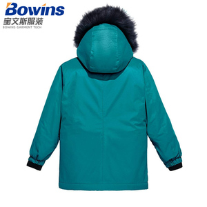 Veste de ski <span class=keywords><strong>Alpine</strong></span> PRO pour femmes, vêtements de snowboard personnalisés OEM avec fausse fourrure, veste de ski, veste de snowboard - Product Image 3