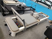 Lit de Pilates pliable en aluminium, machine de Pilates pour studio à domicile avec accessoires complets, ressorts de résistance réglables