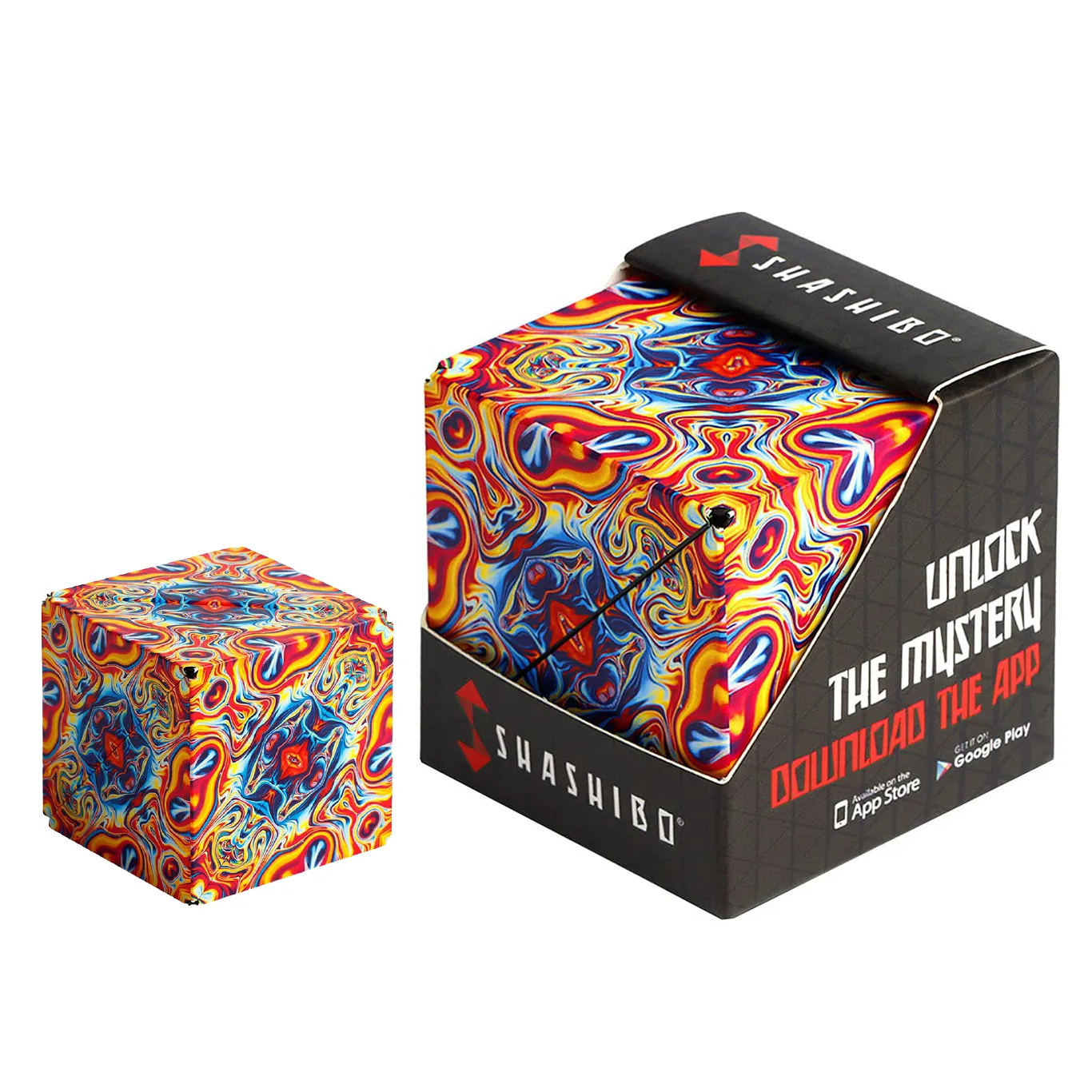 Shashibo Shape Shifting Box Patented 3D Magic Cube Toys Shashibo Cube Magnet Fidget Toy Transforms Into Over 70 Shapes