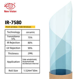 ฟิล์มติดหน้าต่างรูปตัว <span class=keywords><strong>V</strong></span> <span class=keywords><strong>Kool</strong></span> ฟิล์มติดกระจกรถยนต์นาโนเซรามิคติดกระจกกันแสง UV - Product Image 2