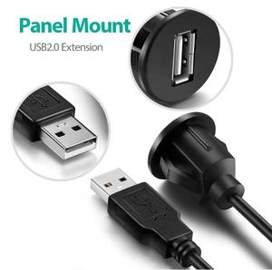 <strong>Extension</strong> <strong>Lead</strong> Car Panel Mount QC2.0 USB Port - Product Image 6