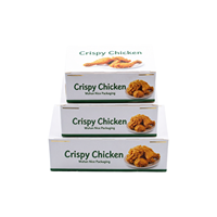 Boîte d'emballage personnalisée pour nuggets de poulet croustillants KFC, pour enfants, avec emballage en carton pour nuggets de riz