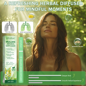 SEFUDUN Alternative Naturelle au Tabac Sans Fumée Soutien à la Santé Pulmonaire à Base de Plantes Molène Maka Sommeil Apaisant Énergie Diffuseur d'Arômes Stylo Inhalateur - Product Image 6