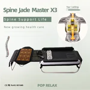 Modern Popular Salon Furniture New Arrival Korean Sceragem V3 Lumbar Traction Body Massage Jade Roller Bed Wholesale In China