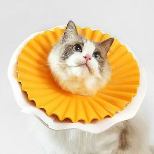 Collier anti-<span class=keywords><strong>l</strong></span>échage en plastique EVA ultra-<span class=keywords><strong>l</strong></span>éger, réglable, professionnel, post-chirurgical pour chats, chiens, petits animaux - Collier Elizabeth - Product Image 5