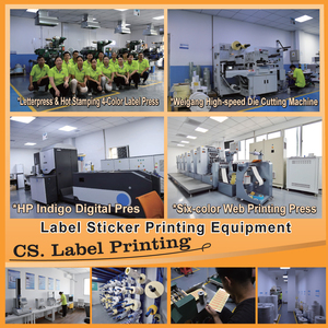 Étiquettes en vinyle imperméables avec logo rond en feuille d'or, adhésif puissant, impression d'étiquettes en rouleau avec laminage brillant, personnalisées - Product Image 5