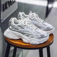 Chaussures de marche sportives pour hommes de haute qualité, respirantes, légères, avec semelle à coussin d'air, design tendance et décontracté, confortables pour l'hiver