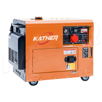 5kva 8kva 10kva 12kva 15kva 20kva Super Silent Diesel aggregat Tragbarer Diesel generator Schall dichte Licht maschine mit Ats Auto Start