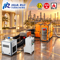 Habitat de soudage modulaire offshore pour travaux à chaud en zone dangereuse avec protection ATEX, en silicone et fibre de verre, installation rapide