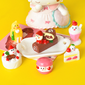 Cabochon <span class=keywords><strong>japonais</strong></span> en résine <span class=keywords><strong>de</strong></span> dessin animé <span class=keywords><strong>de</strong></span> gâteau Kawaii pour le bricolage, le scrapbooking, <span class=keywords><strong>la</strong></span> décoration artisanale <span class=keywords><strong>de</strong></span> <span class=keywords><strong>la</strong></span> maison <span class=keywords><strong>de</strong></span> poupée, accessoires alimentaires miniatures - Product Image 6