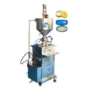 Hot sale Vertical type semi automatic filling machine for liquid filling with mixer and heating filler