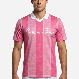 ชุดฟุตบอลทีมเปล่าสำหรับงานซับลิเมชั่นแบบกำหนดเอง |   เสื้อฟุตบอลผู้ใหญ่แบบยูนิเซ็กซ์คอวีแขนสั้นแห้งเร็วโพลีเอสเตอร์ 100% - Product Image 1