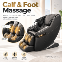 Fauteuil de massage Shiatsu 8D haut de gamme avec écran tactile SL Track pour salon professionnel, fauteuil inclinable de bien-être, canapé de relaxation pour le corps entier