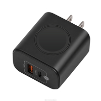 Meilleures ventes Chargeur mural sans fil magnétique 3 en 1 20W PD+QC 3.0 USB rapide pour téléphone et montre