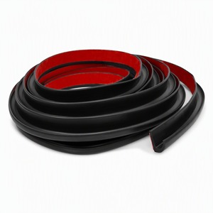 <span class=keywords><strong>Bande</strong></span> de guidage d'eau en TPE autocollante en forme de J pour gouttière, idéale pour camping-car, voiture, camion, bateau, fenêtre - Product Image 1