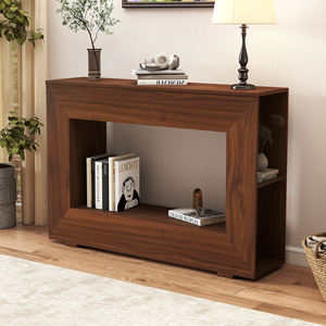 Table de chevet moderne de style mid-century avec 3 tiroirs, station de charge, rangement ouvert et étagères réglables pour chambre à coucher - Product Image 1