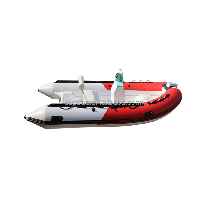 14 футов, 4,3 м, Воздушная трубка, стекловолоконная надувная лодка RIB 430 с двумя веслами