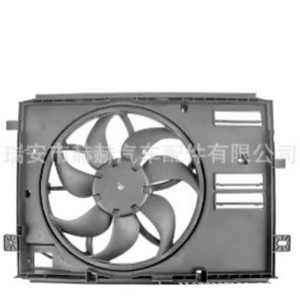 พัดลมไฟฟ้าหม้อน้ำ Hh รุ่น 9806313580 สำหรับอะไหล่ทดแทน Peugeot Citroen สีดำ - Product Image 2