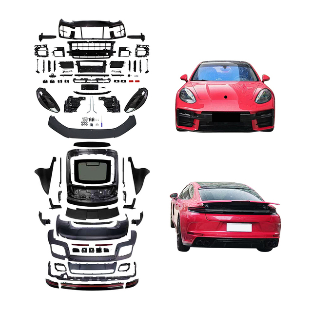 2009-2016 Car Body Kit with 2025 Front and Rear Bumpers New Condition Includes Fog Light Cut-Outs for Panamera 970