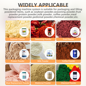 Máquina automática de llenado de botellas de tarros de alimentos en polvo de tomate para polvo de café en polvo de proteína de leche - Product Image 2