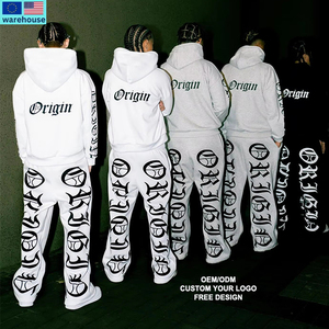 <span class=keywords><strong>Pantaloni</strong></span> Sportivi Personalizzati in Spugna Pesante per <span class=keywords><strong>Uomo</strong></span>, Traspiranti, Aderenti, con Stampa Serigrafica - Product Image 2