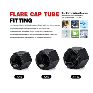 محول من الألومنيوم AN6 AN8 AN10 غطاء مضيئة نهاية سدادة أنبوبية صامولة 6-8-<span class=keywords><strong>AN</strong></span> 10-a تركيب 1*2 */5 - Product Image 5